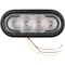 Buyers Products 6 Inch LED Oval Strobe Light with Amber LEDs and Clear Lens SL62CA - alternate 6